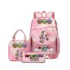Popular Rhythm Box Sprunki Music Game School Bag Backpack Pencil Bag Three-piece Student Backpack D