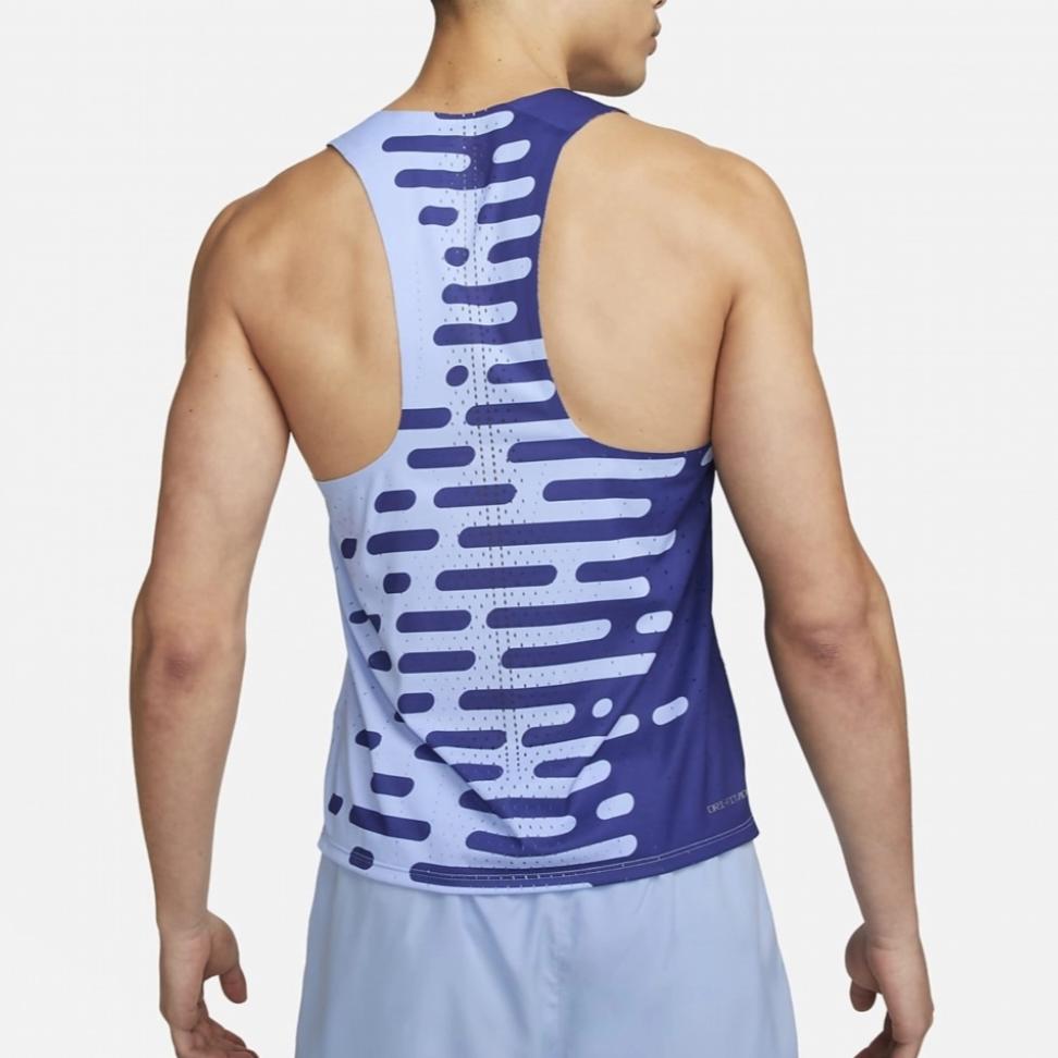 Nike SS23 Alphabet Logo Print Comfortable Tank Top Men Tops Blue DV7715-455