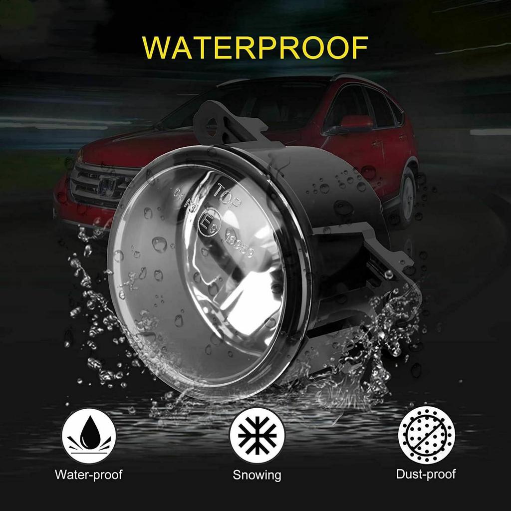 Tiny Force Fog lights Compatible with Acura Honda TSX RDX TL ILX CRV PILOT 33900-T0A-A01 Front Bumper Assembly with Bulbs Daytime Driving Lamps Left