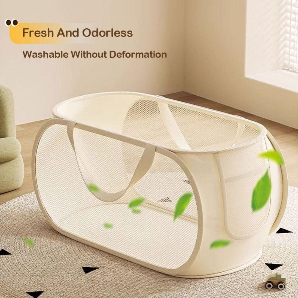 Multifunctional Storage Bag Handheld Laundry Basket Portable Storage Basket  For Children Toys