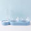 3 In 1 Pet Bowls With Water Feeder Detachable 15° Tilted Cat Bowl Automatic Drinking Feeder Suitable For Small Or Medium Cats And Dogs Decor