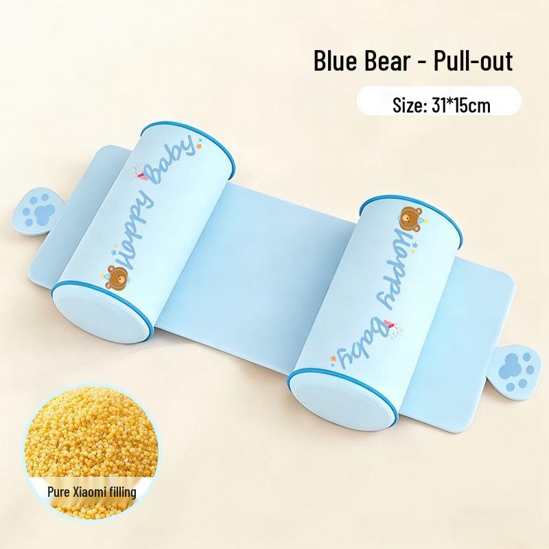 Cuscino per Neonati Regolabile Anti-Testa Piatta (0-6 Mesi+) per Neonati