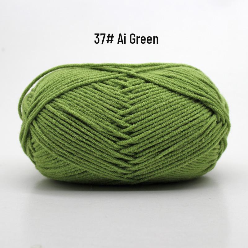 Medium Thick Handmade Cotton Baby Yarn for Knitting, Crochet, and DIY Projects