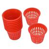 10PCS Planting Basket Plant Cultivation Basket Plastic Hydroponic Planting Mesh Cup for Garden