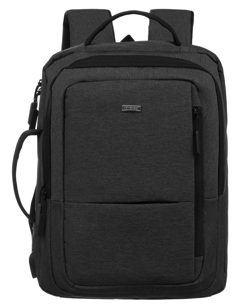 Travel Backpack with Laptop Space and USB Port - Peterson