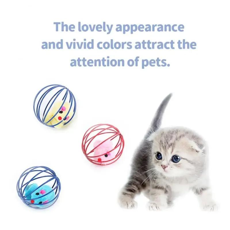 1/2/3pc Cat Toy Stick Feather Wand With Bell Mouse Cage Kitten Toys Plastic Artificial Colorful Cat Teaser Toy Pet Supplies