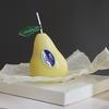 Decorative Scented Candle Innovative Banana Charming Pear Peach Fruit Wax Candle Home Decor