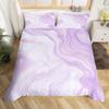 Purple Marble Gilt Series Down Quilt Set Bedding Digital Printing Three-Piece Set