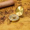 Waterproof Mini Portable Copper Navigation Flip Compass for Outdoor Activities