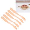 5PCS Wooden   Knife Jam Cheese Spreader Tableware for Japanese   for Bread Facial Mask