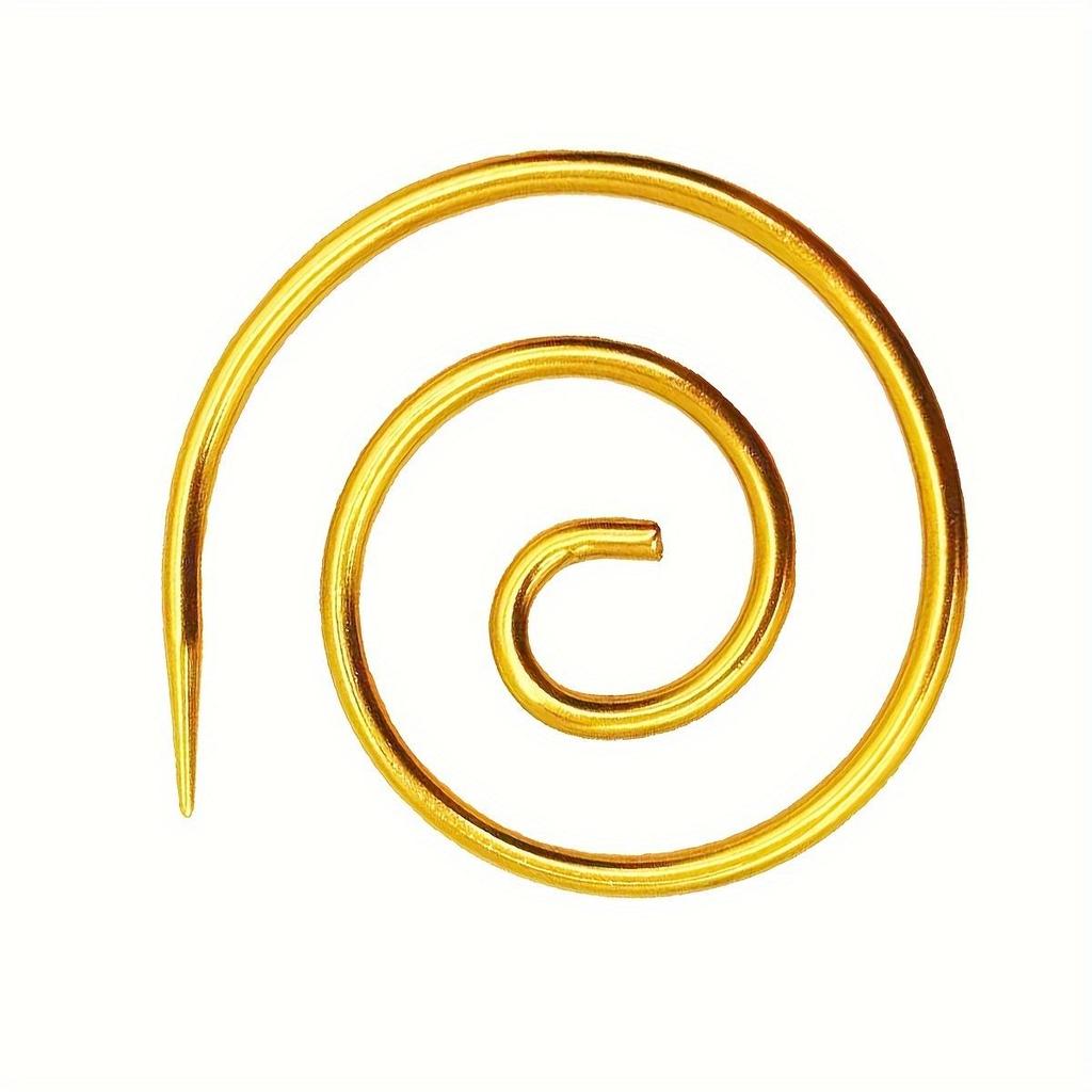 Spiral Cable Needle, Handmade Knitting Tool, Round Spiral Needle Household Knitting Needles Sewing Tools Perfect for Crochet Project