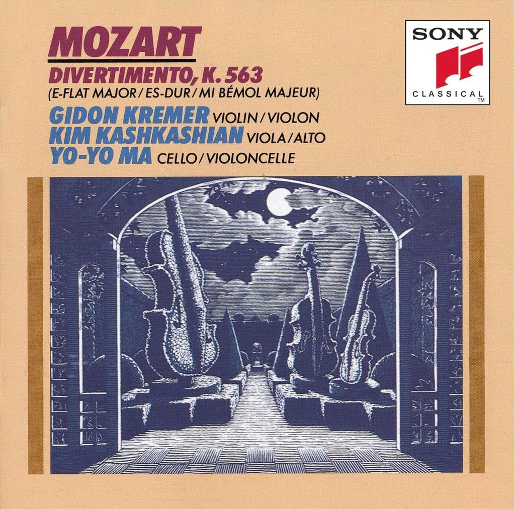 CD MOZART, MA, KREMER; KASHKASHIAN - Divertimento US Classical Used