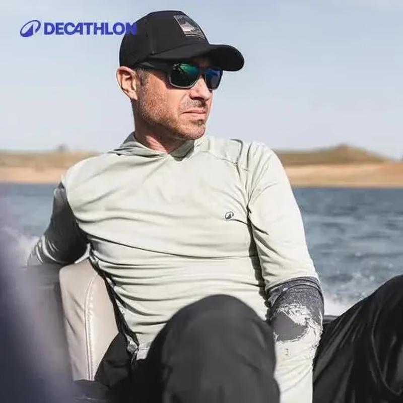 Decathlon Breathable Fishing Sun Protection T-Shirt L