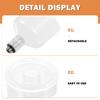Professional Detachable Airbrush Paint Cup Clear Plastic Reusable Pigment Container for Electric Airbrush Precision Spraying Low