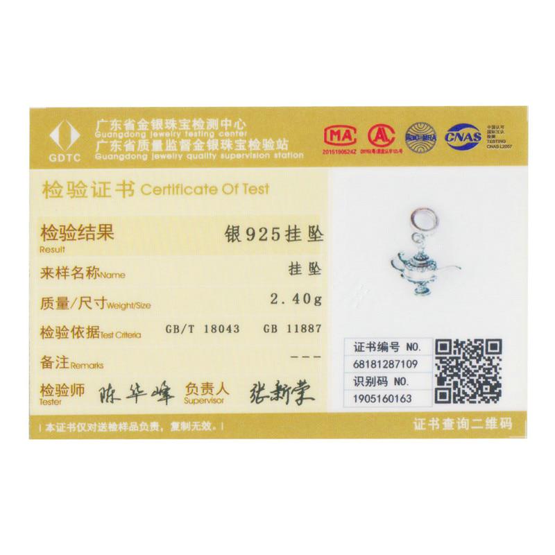 Bameor Charms 925 Aladdin's Lamp Pendant Charm Fit Original Silver Bracelets Rose Color DIY Jewelry