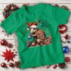 Jungen und Mädchen Feiertags Gürteltier Weihnachten T-Shirt für Kinder #MC