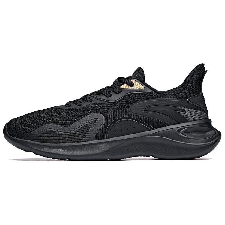 New ANTA Running Shoes Men Low Top Black 112045574-2