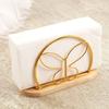 Hotel Grade Iron Tissue Stand Paper Dispenser With Artistic Flower Designs Perfect For Enhancing Public Spaces