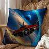 cartoon Rocket Punch Mazinger Z Cushion Cover Suitable For Sofa Car Bedroom Office Cushions Decorative Pillow Case