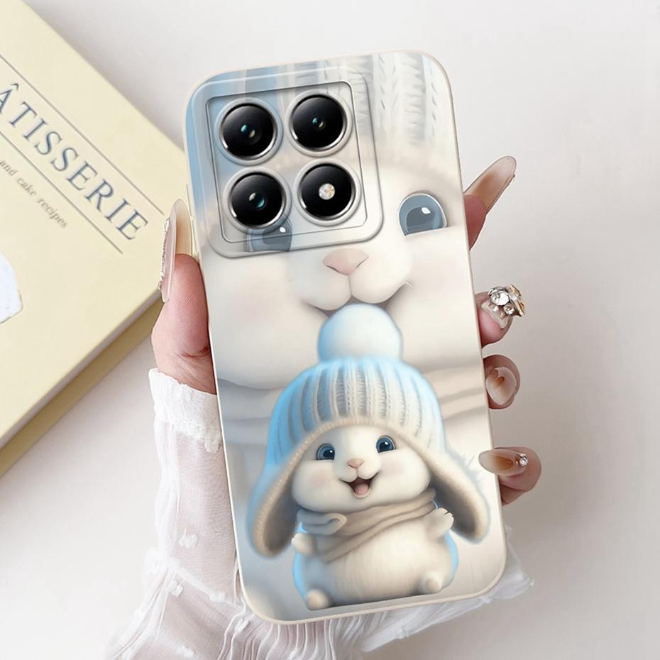 Cute Cartoon Phone Case For Xiaomi 14T Pro Soft Silicone Shockproof Cover For Xiaomi 14T 14 T Pro 5G Cases Bumpers