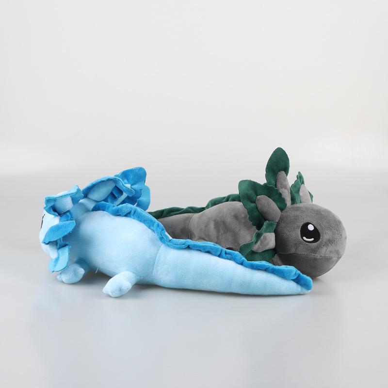 45cm Colorful Axolotl Plush Toy Kawaii Salamander Stuffed Dolls Animal Pillow Children Christmas Birthday Gift
