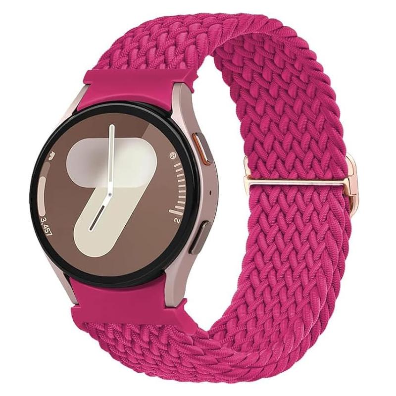 Band For Samsung Galaxy Watch 7 FE 5 Pro 4 6 Classic 44mm 40mm No Gaps Braided Wrist Sport Bracelet Correa Galaxy Watch 7 Straps