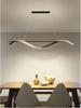 Nordic Modern LED Chandelier: Irregular Creative Lighting for Dining, Living Room, or Bar.