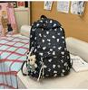 Schoolbag1011 New Schoolbag Female Japanese Ins Wind Small Fresh Literary Versatile Cartoon Print Girl Student Backpack