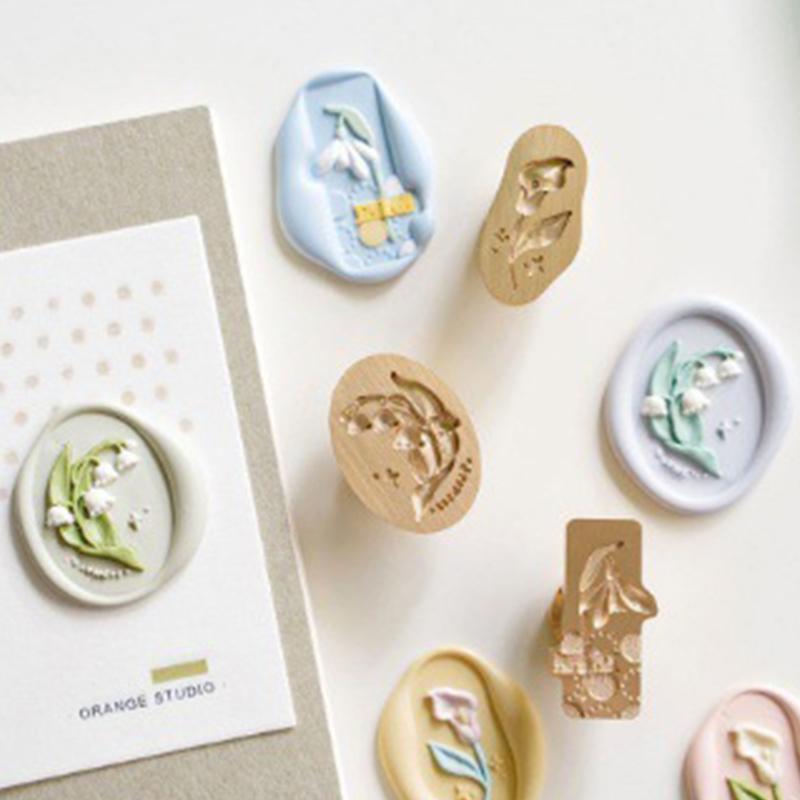 1PC Suzuki Butterfly Cloud House Pattern Seal Head For Scrapbook Sealing Letters Junk Journal