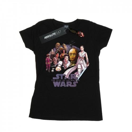 Star Wars: The Rise of Skywalker Womens/Ladies Star Wars The Rise Of Skywalker Resistance Rendered Group Cotton T-Shirt