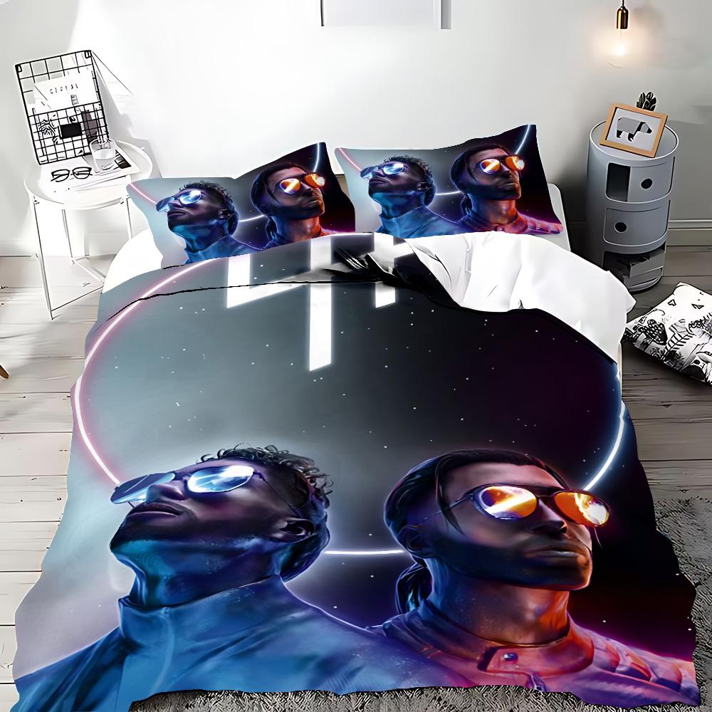 Raper JuL C'est Pas Des Lol Duvet Pilowcase Beding Set Adult People Boy Girl Bedrom Decoration Children Single Double Large Sized Dimensions