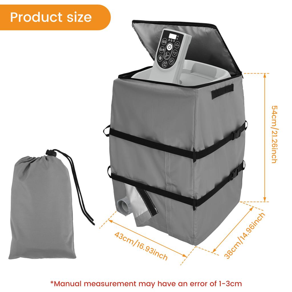 Hot Tub Spa Heater Pump Cover Inflatable Hot Tub Pump Cover Dustproof Waterproof Spa Water Heater Pump Cover For Multiple Brands