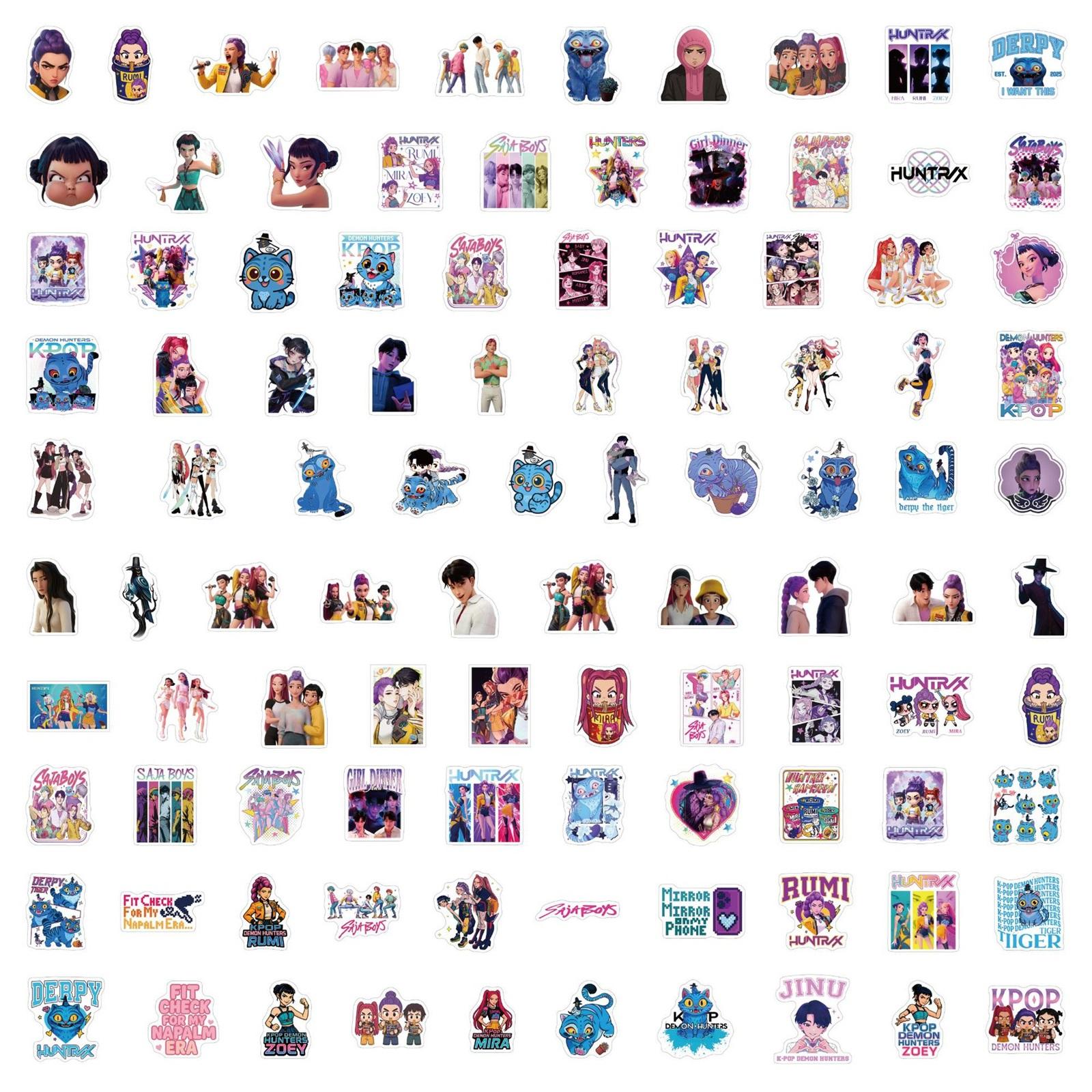 

100 Stickers For Suitcases, Phones, Water Bottles, And Children s DIY One Size