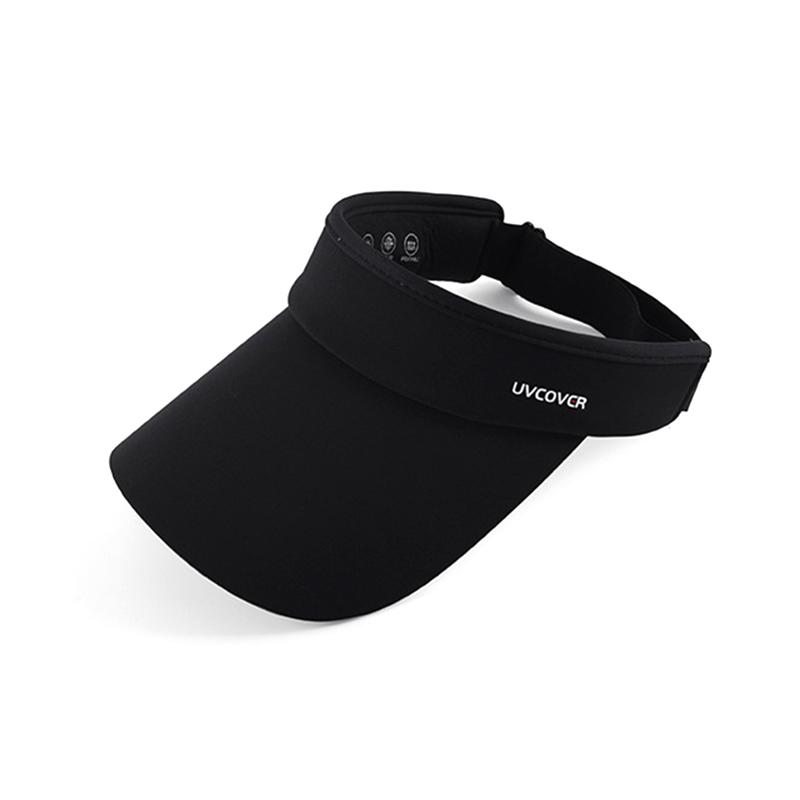 

Summer Style Outdoor Casual Sun Hat Men Women Sports Anti Uv Double Layer Ice Silk Empty Top Hat For Leisure And Sun Protect чорний