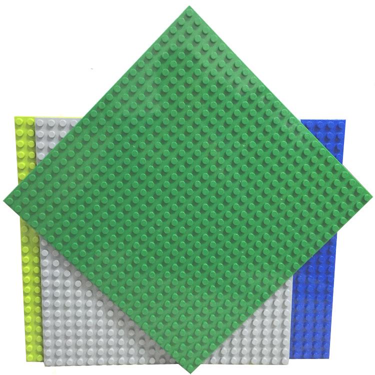 24x24 Baseplate with Rounded Corner for Building Blocks – Compatible with Major Brands