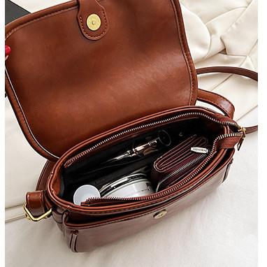 IELGY Ladies Messenger Bag Simple Commuter Shoulder Retro Bag