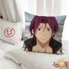 pc Cartoon Rin Matsuoka Pillow Case Fashion Square Pillowcase Bedroom Sofa Room Ins Decoration Leisure