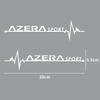 2pcs Car Side Window Decor Vinyl Pvc Decal Car Accessories For Hyundai Elantra Accent Tucson Sonata GDI Ix35 I30 I20 Azera Ix20 pp39