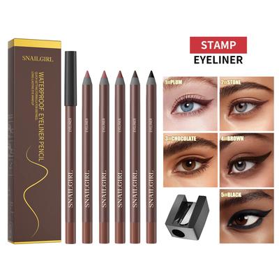Waterproof Eyeliner Gel Pen, Colored Eyeliner Gel Pen, Extremely Fine, Long-lasting, Waterproof and Non-smudge Eyeliner Pencil