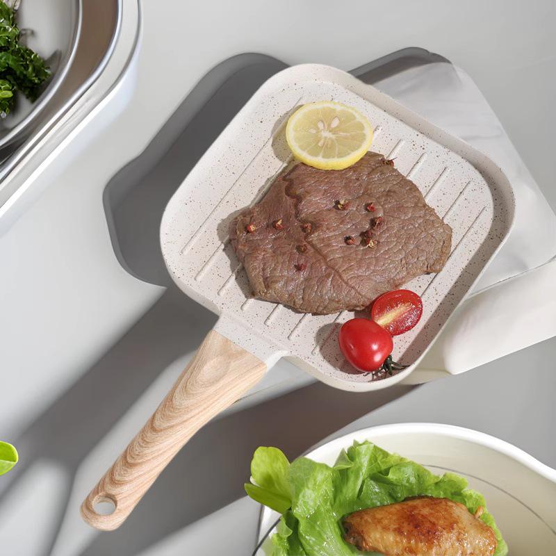 Non-Stick Maifan Stone Frying Pan for Sandwiches, Toast, and Hamburgers