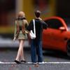 1/64 Scale Couples Models Mini Figurines Role Play Tiny People Realistic for Train Layout