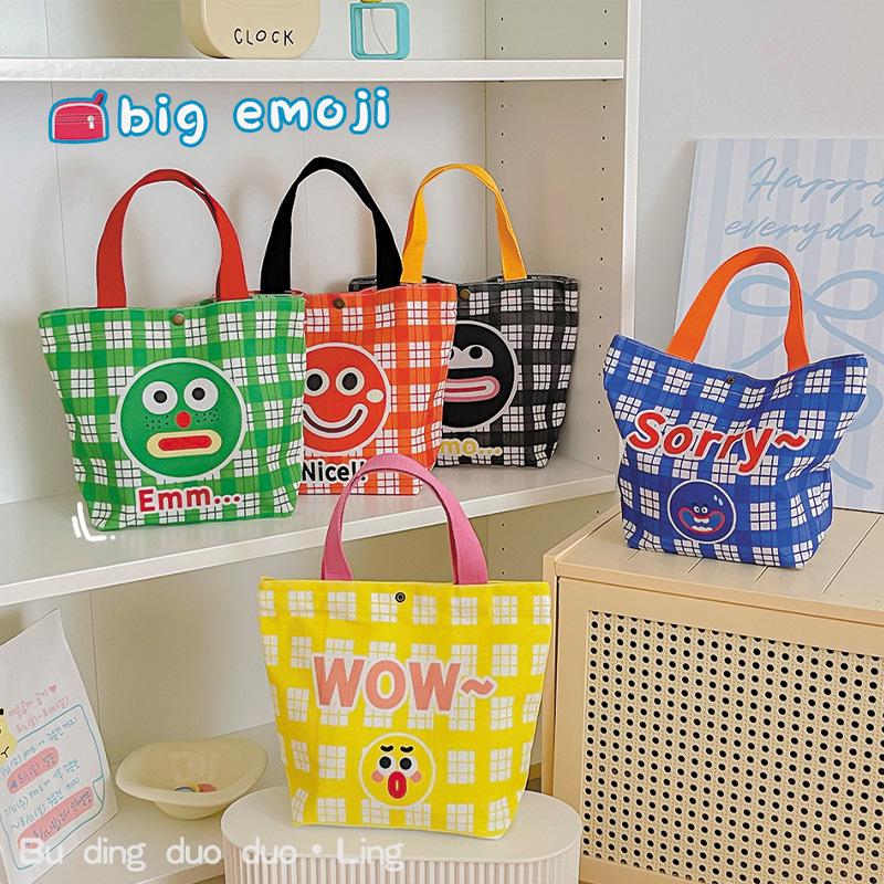 Adorable Kitty Canvas Tote Bag - Perfect for Students and Women