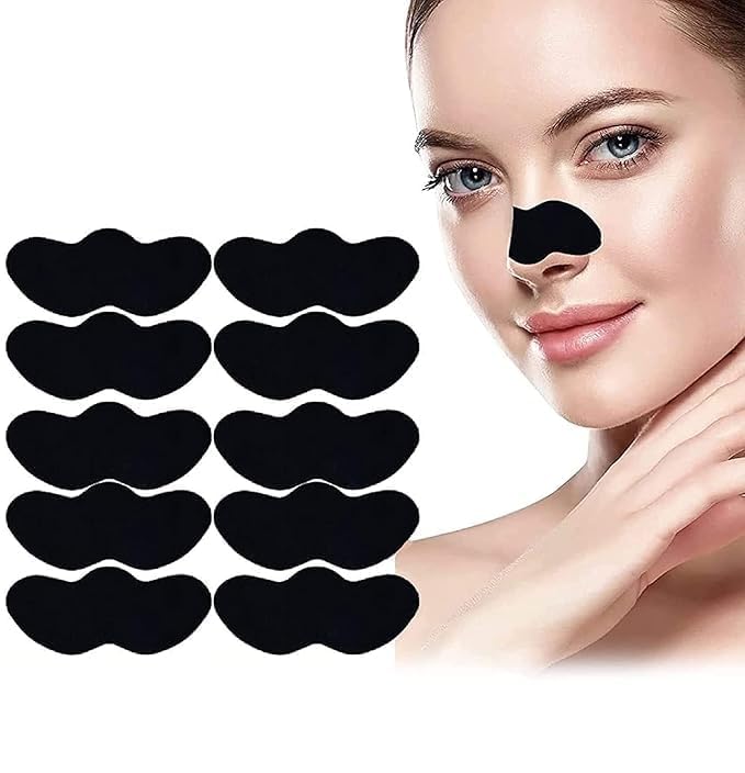 Blackhead Pore Strips Nose Strips for Black Head Remover,Deep Cleansing Charcoal Strips with Instant Blackhead Removal,Natural Charcoal Pore Clea