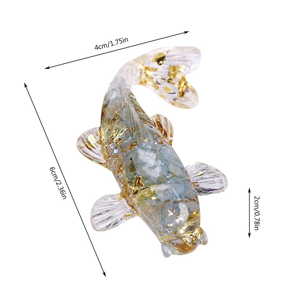 Natural Crystal Resin Crafts Wedding Accessories Artificial Fish Car Pendant Fish Ornaments