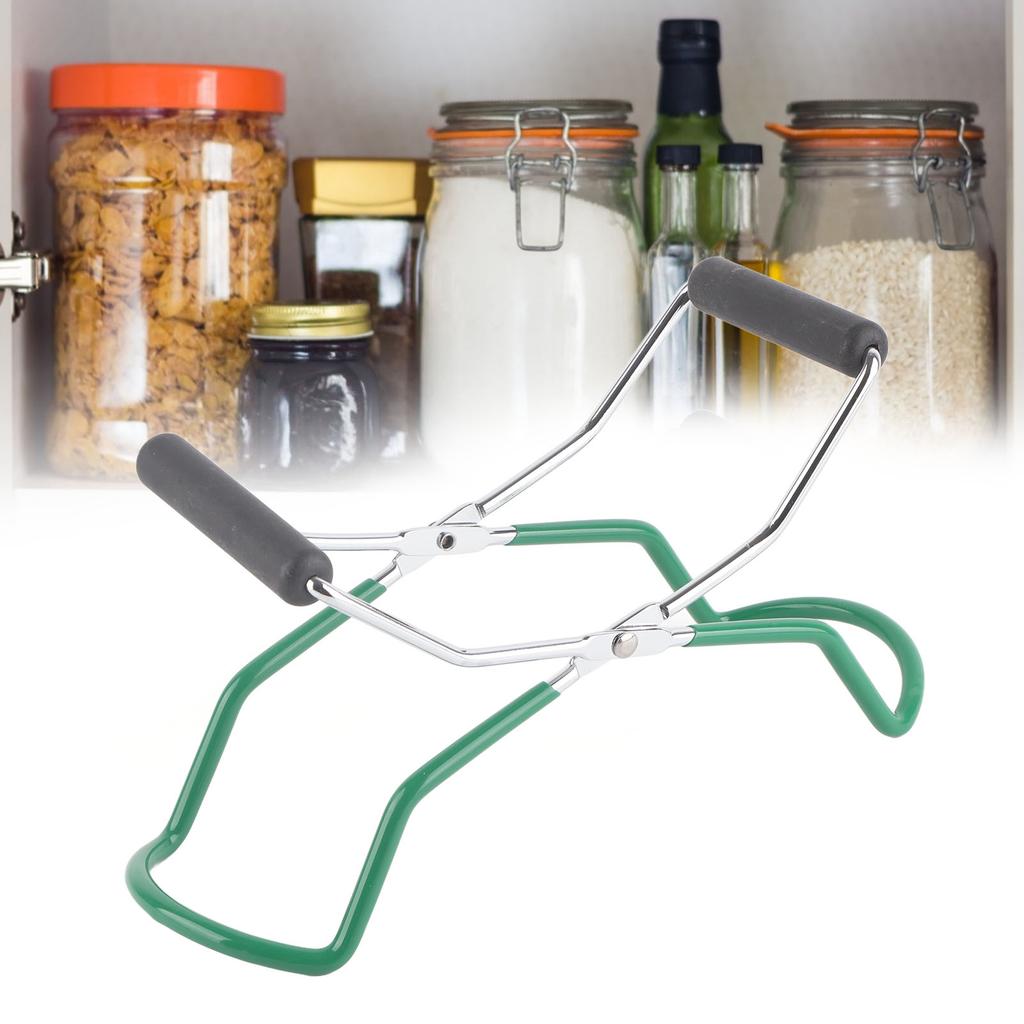 Wielofunkcyjny zacisk do słoika ze stali nierdzewnej PP odporny na oparzenia taca klips do naczyń narzędzie kuchenne(Czerwony )
