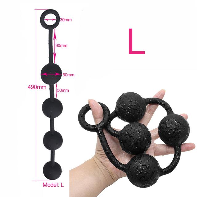 Huge Anal Beads Anal Butt Plug Dilator Sex Toys for Adults Anus Masturbator Expander Prostate Massager for Women Erotic Products