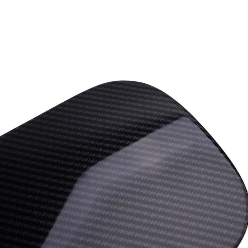 Carbon Fiber Style Gas Oil Tank Cap Overlay Cover Trim Fit for Jeep Grand Cherokee 2011-2020