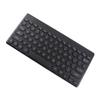 Wireless Keyboard 2.4G 78 Keys Ergonomic Design Portable Slim Power Saving Round Keycaps USB Keyboard