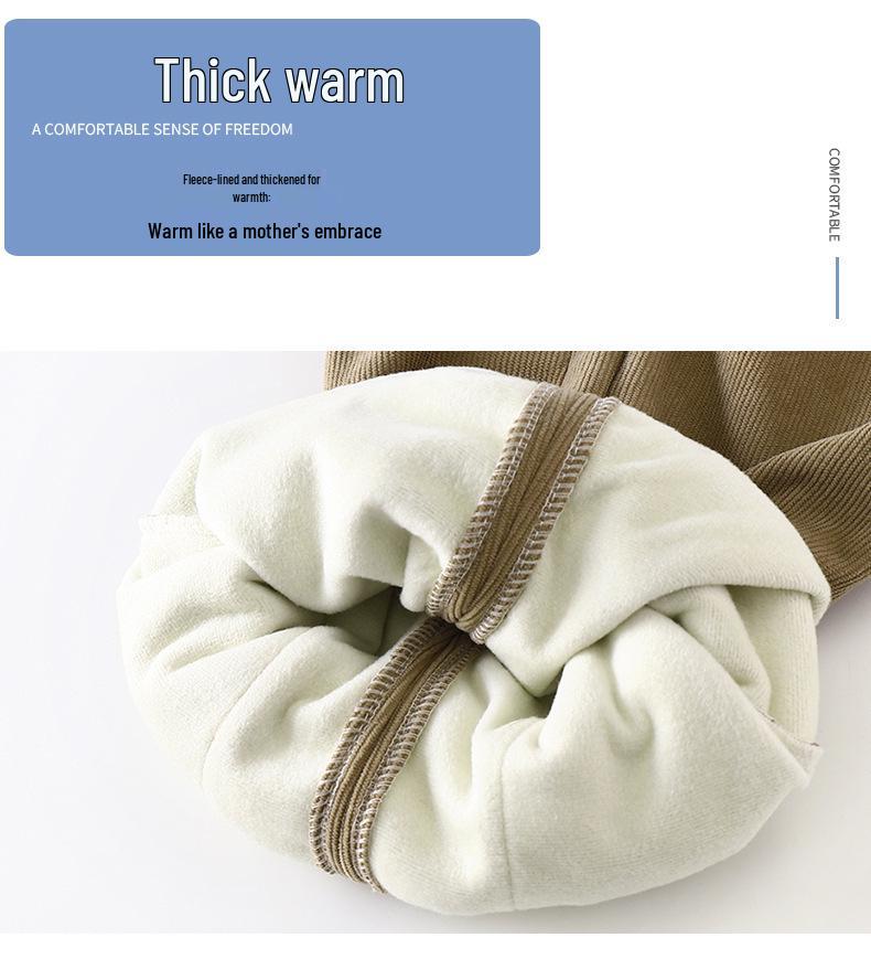 25 Children's Winter Fleece-Lined Pants - Thick Warm Sweatpants for Boys & Girls