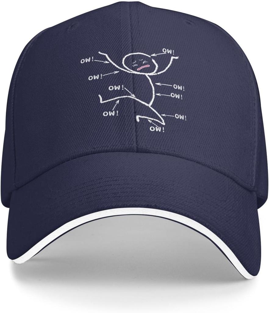 Figure Meme Baseball Cap Polyester Adjustable Outdoor Summer Hat